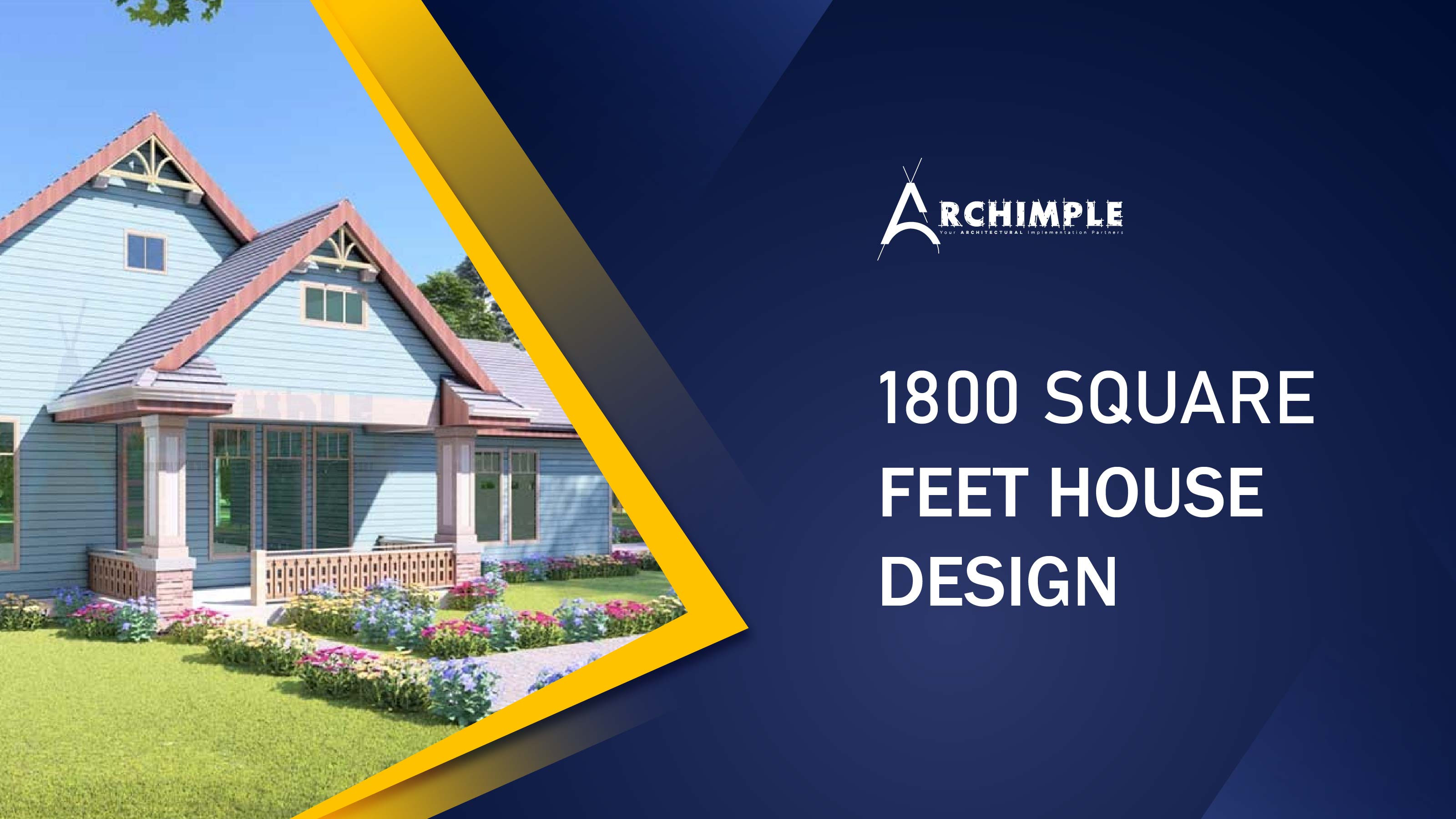 Archimple 1800 Square Feet House Design How to Maximize Your Small Space