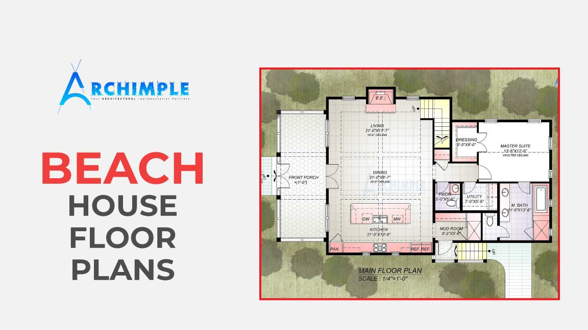 Beach House Floor Plans