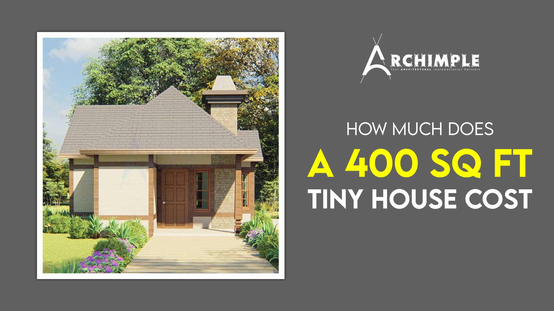 How much does a 400 sq ft tiny house cost