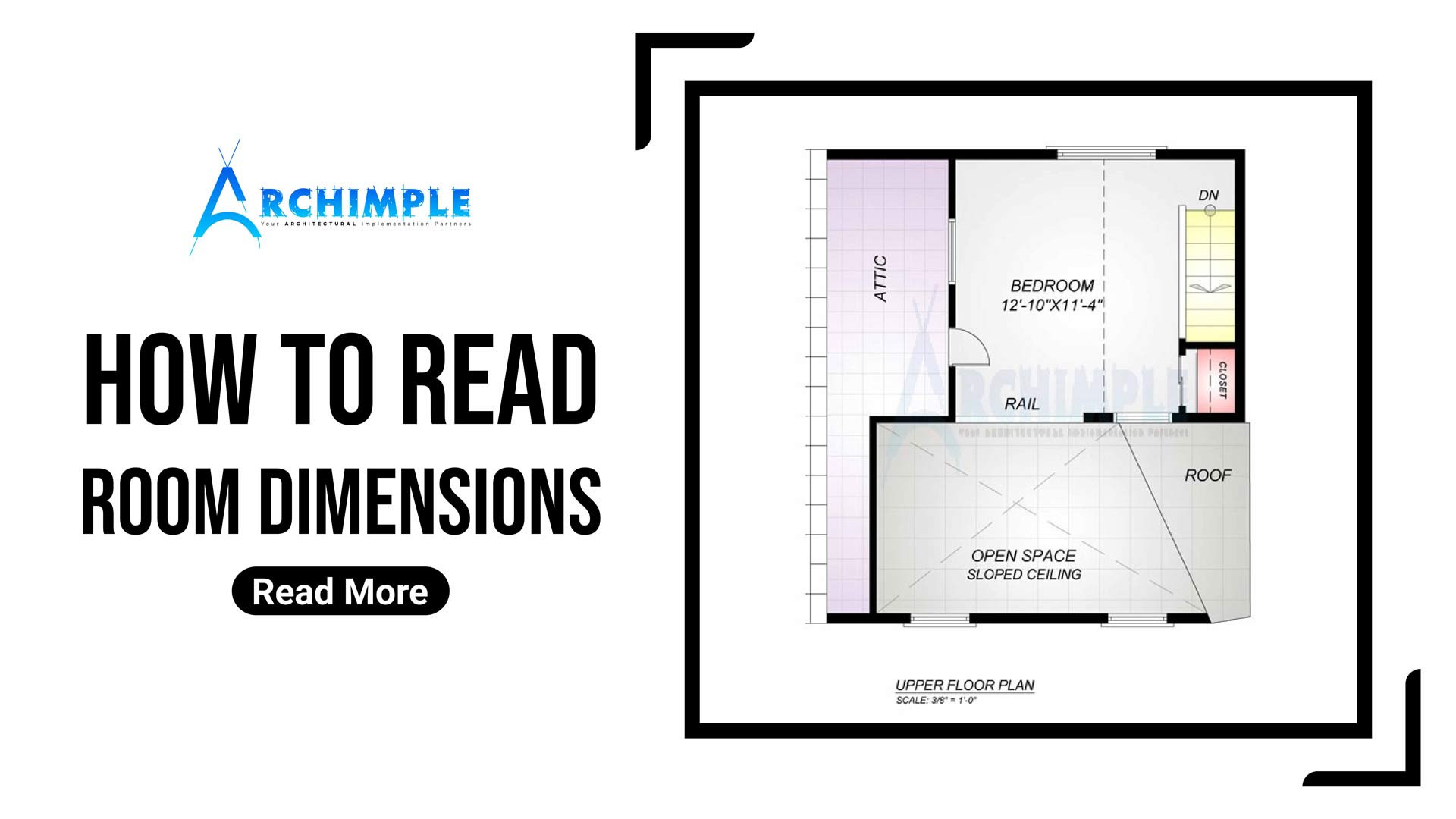 how to read room dimensions