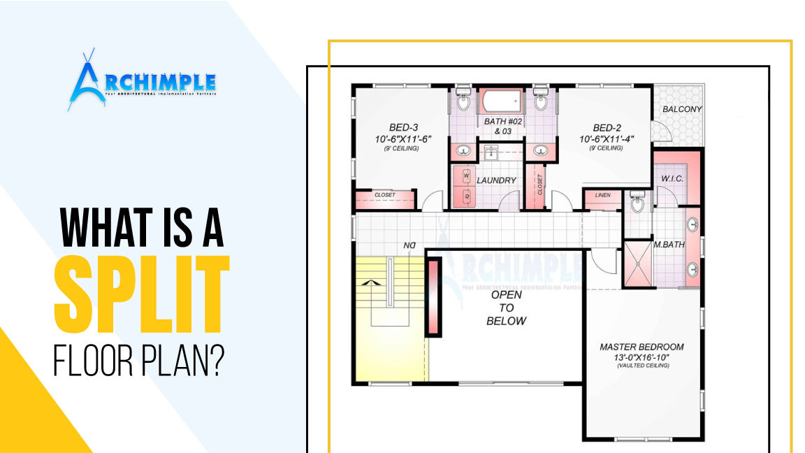 what is a split floor plan